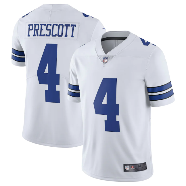 NFL Dallas Cowboys Rugby Unit 4 Dak Prescott Skirts Sportswear No. 4