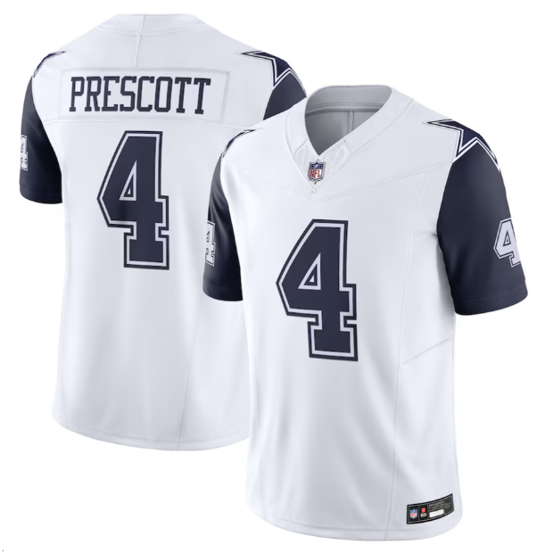 NFL Dallas Cowboys Rugby Unit 4 Dak Prescott Skirts Sportswear No. 4