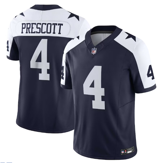 NFL Dallas Cowboys Rugby Unit 4 Dak Prescott Skirts Sportswear No. 4