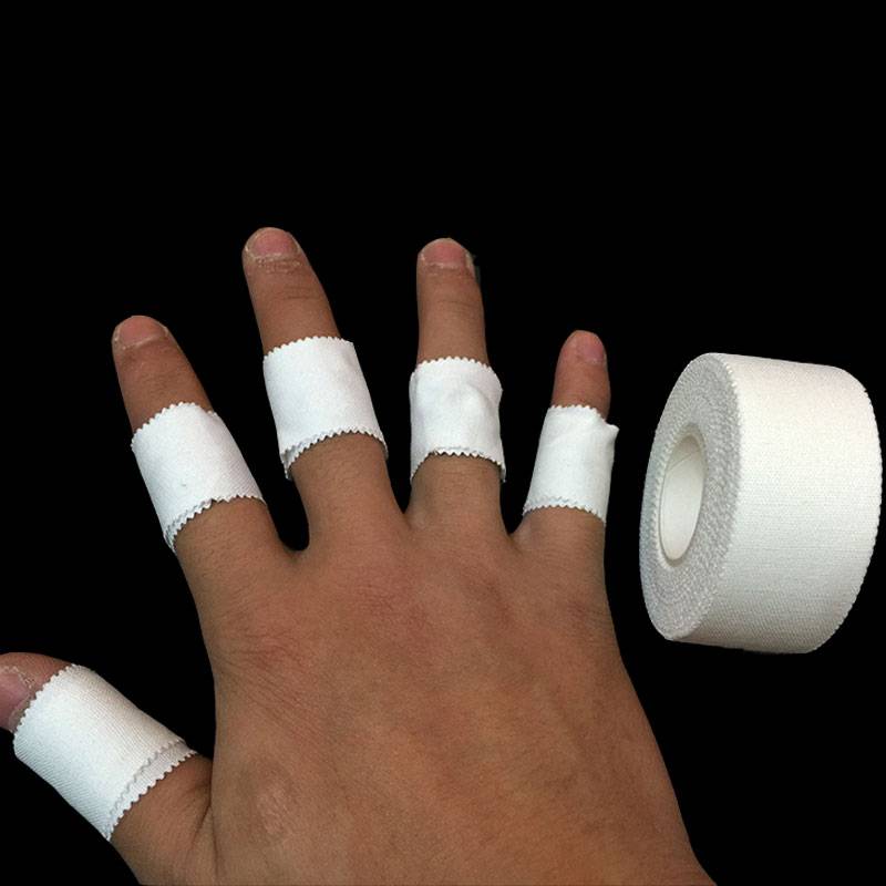 Sport duct tape, white sticker muscles, ball and volleyball, hand and ankle