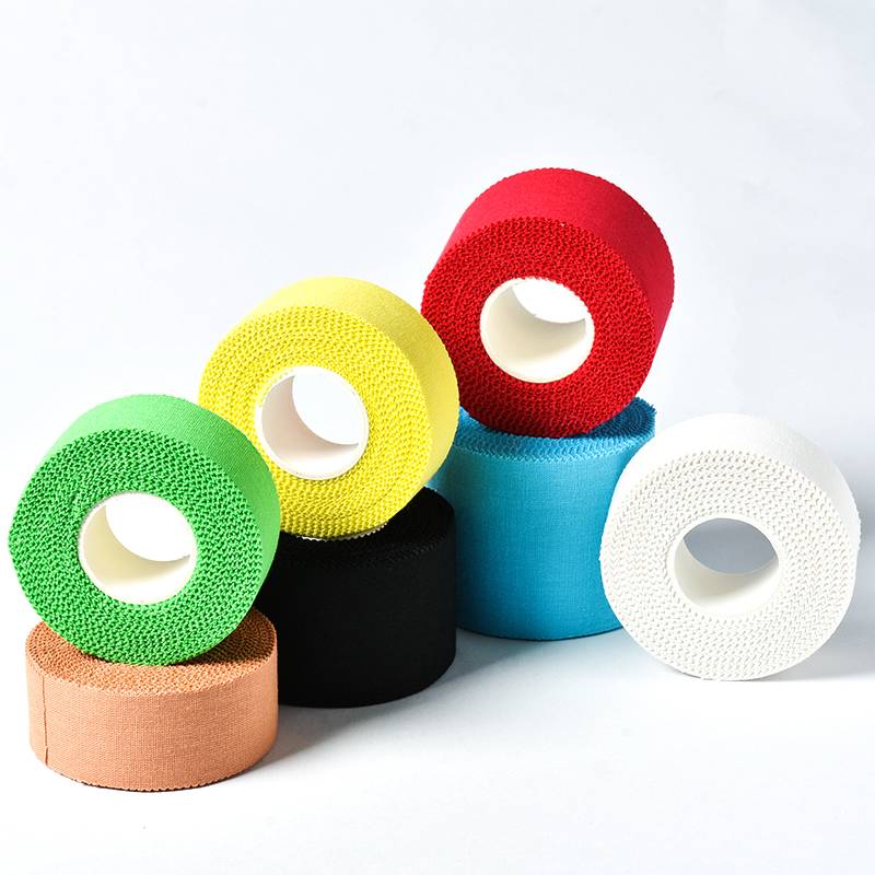 Sport duct tape, white sticker muscles, ball and volleyball, hand and ankle