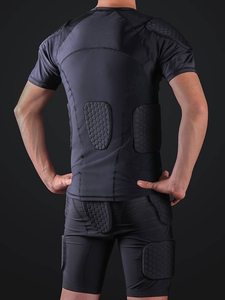 Basketball tight honeycomb anti -collision jacket rugby ski skiing equipment film and television actor anti -collision suit suit
