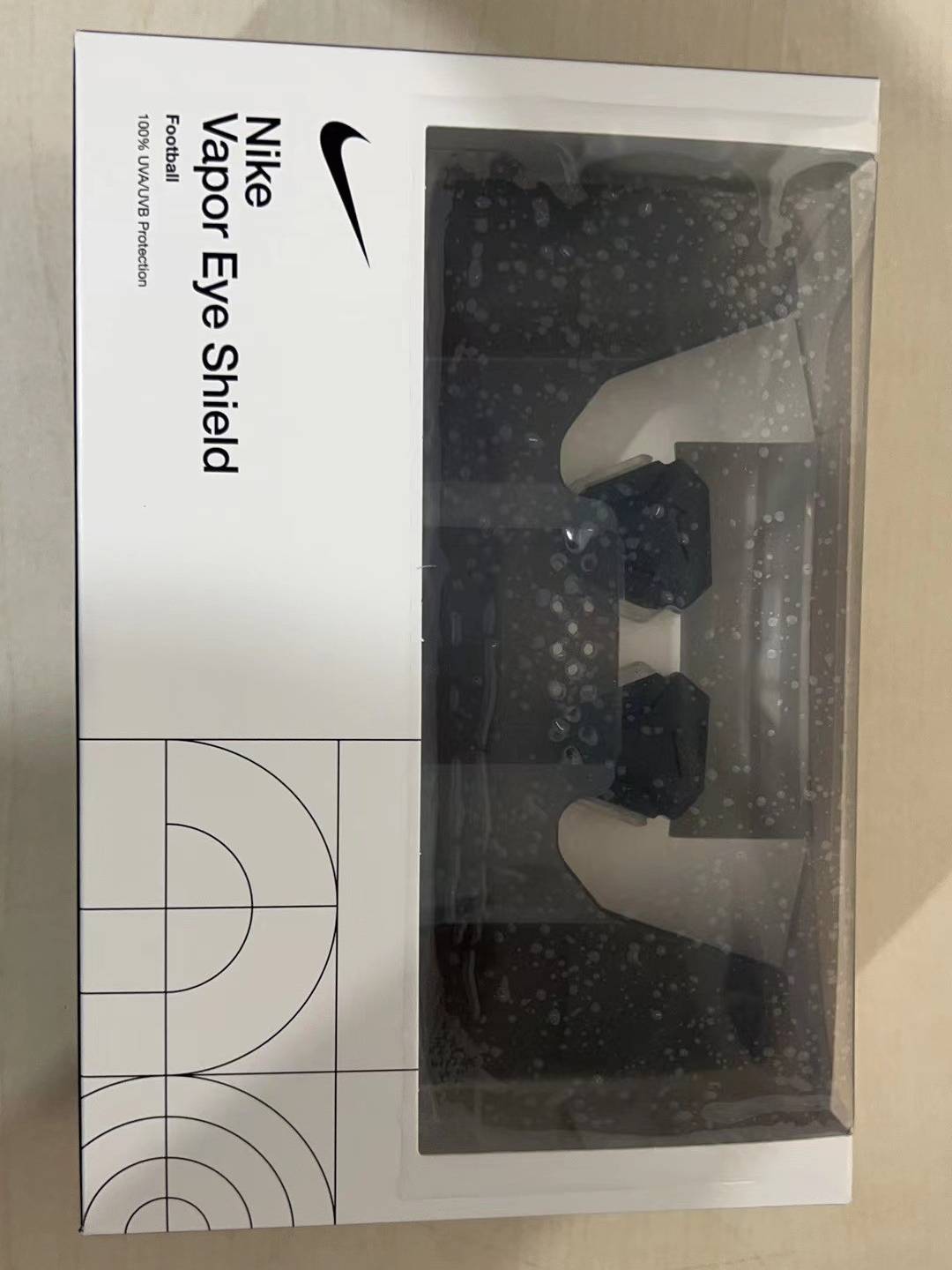 Rugby helmet goggles Nike Eye Shield 2.0 transparent American rugby helmet mirror
