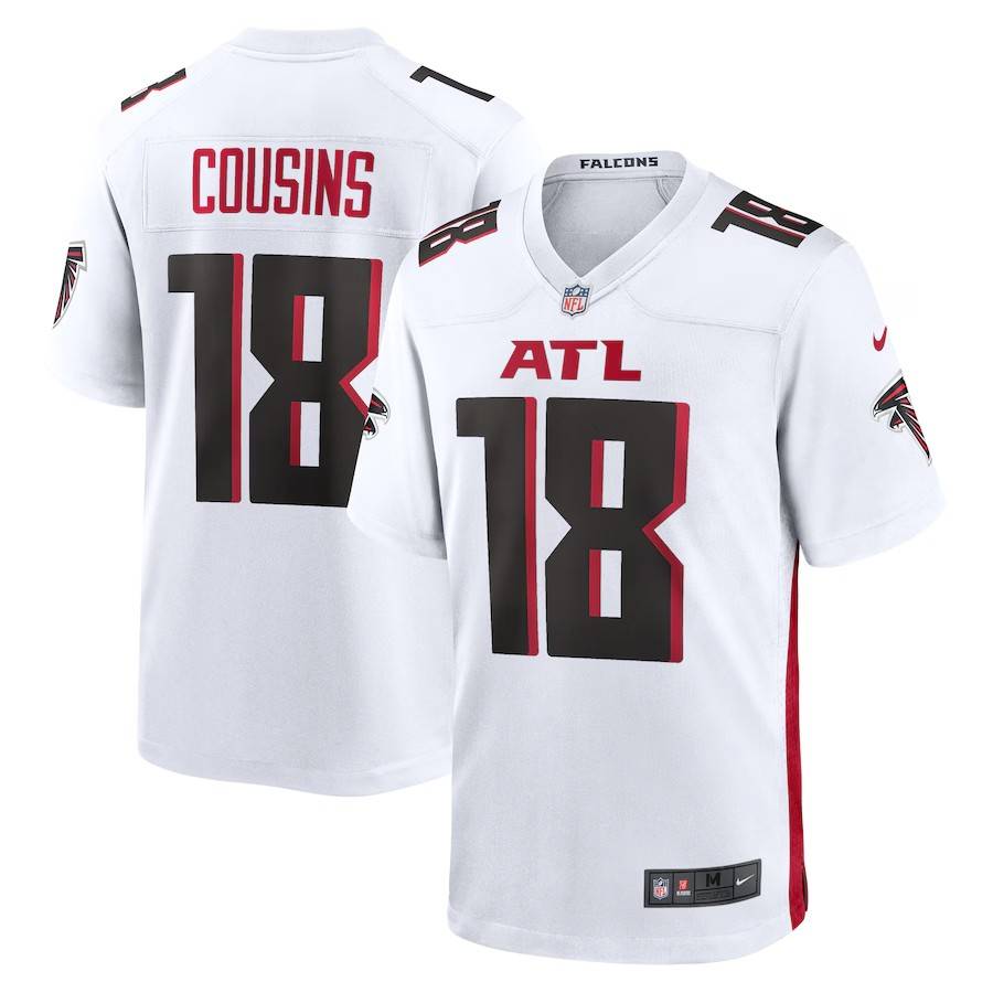 NFL Falcon team Jersey Falcons No. 18 Cousins 7#American hip -hop rugby jersey short sleeves