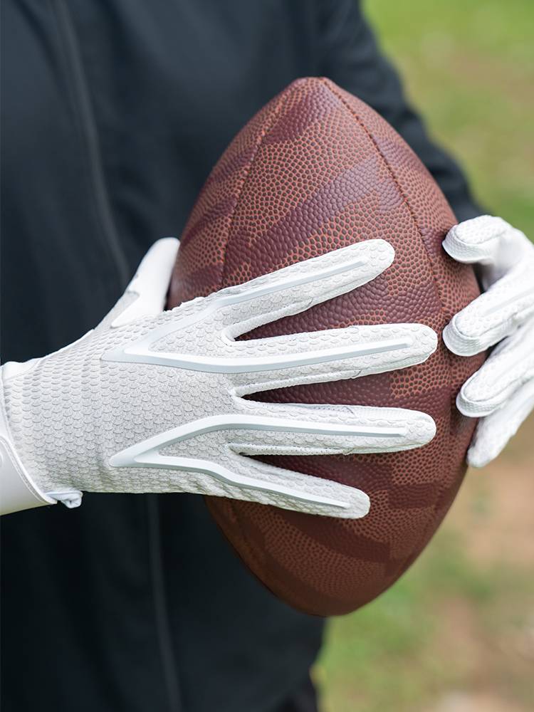 Gemrun rugby gloves men and women professional American silicone anti -skid training waist flag quarter -sized