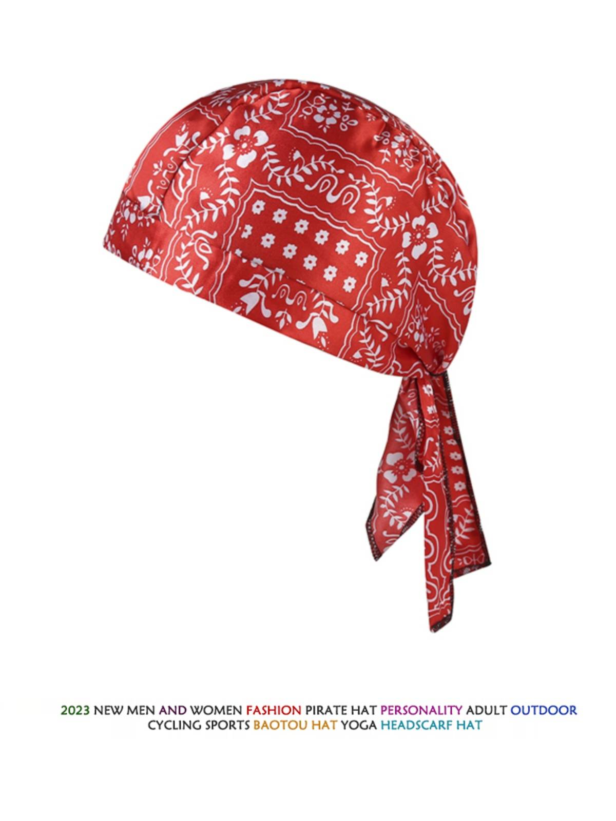 Wind-proof pirate headscarf lady's bonnet, sports and exercise, rides the sunscreen-proofer's bonnet