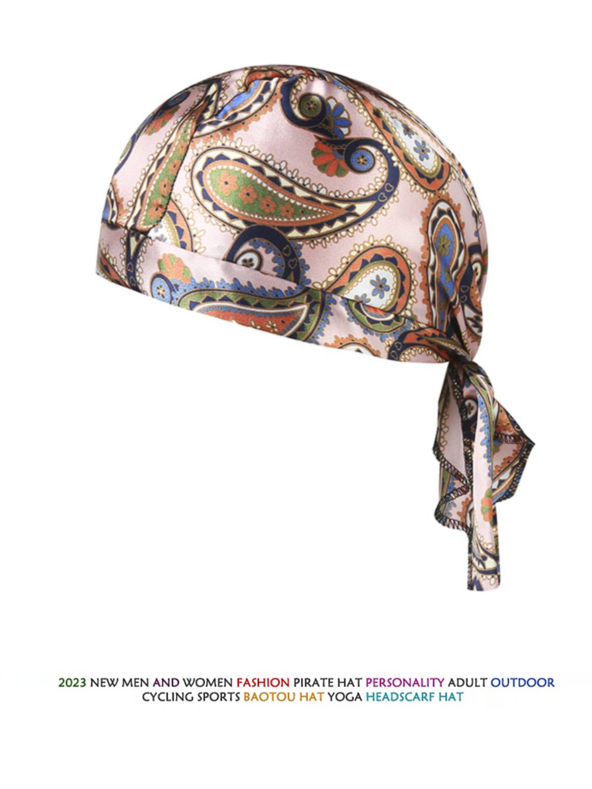 Wind-proof pirate headscarf lady's bonnet, sports and exercise, rides the sunscreen-proofer's bonnet