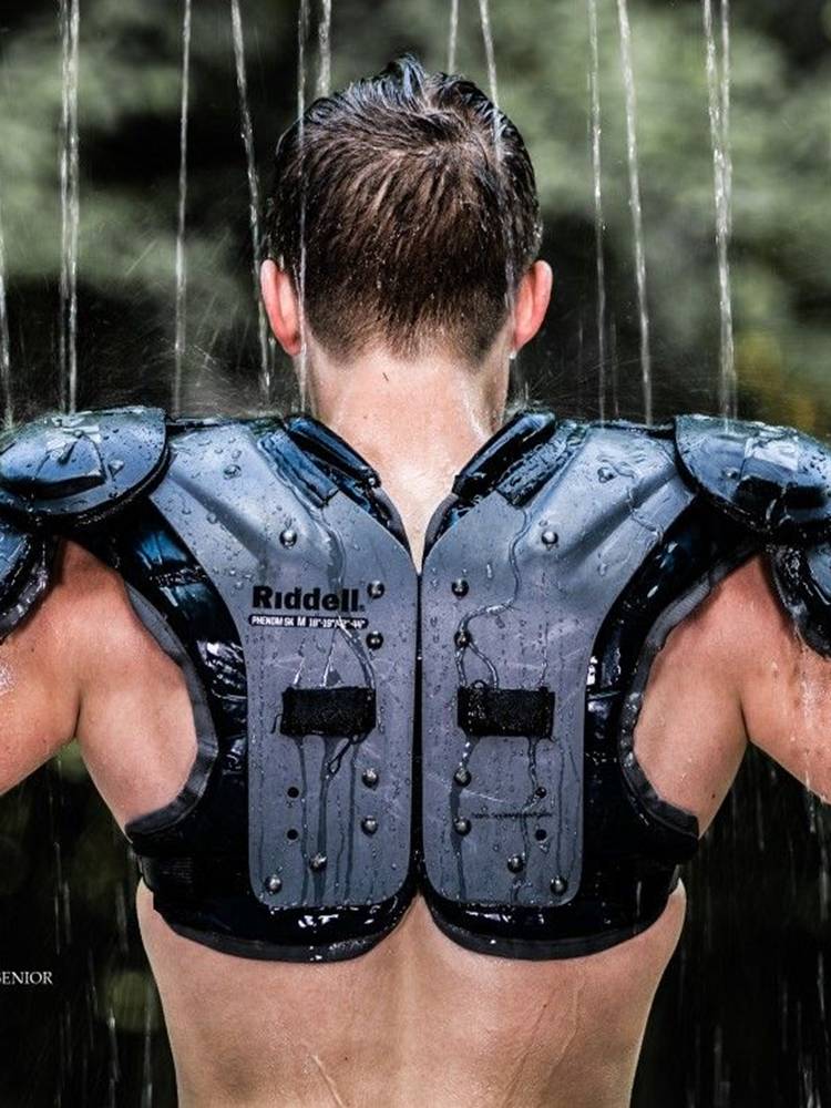 American rugby armor Riddell Phenom series shoulder armor adult basic armor breast armor backboard