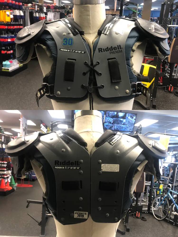 American rugby armor Riddell Phenom series shoulder armor adult basic armor breast armor backboard