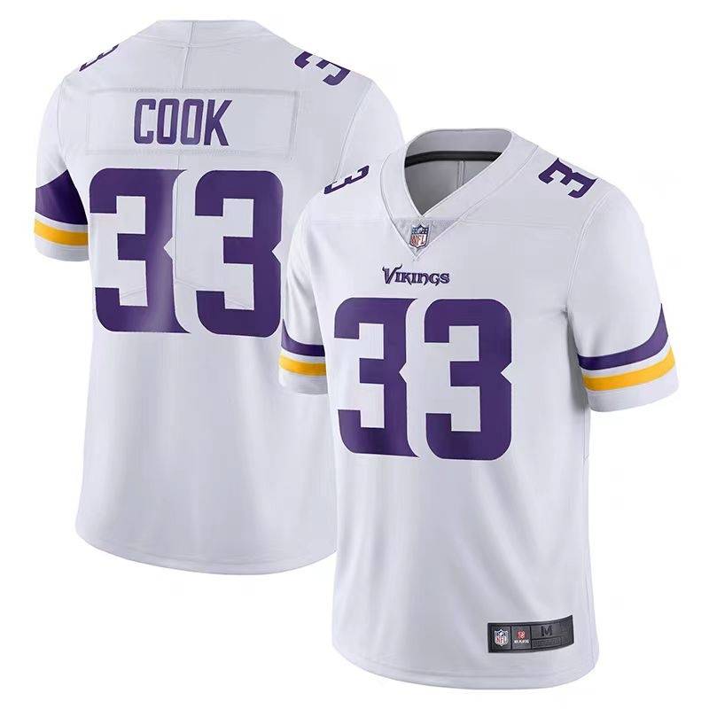 NFL rugby clothing Weijing people minnesota vikings leisure sports training ball 33 COOK