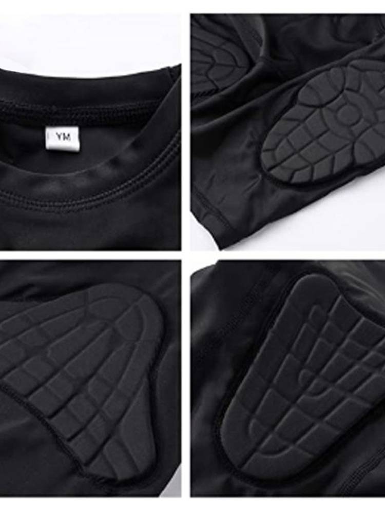 Children's goalkeeper top -top shoulder football football anti -collision protective adolescent basketball armor pants football protection