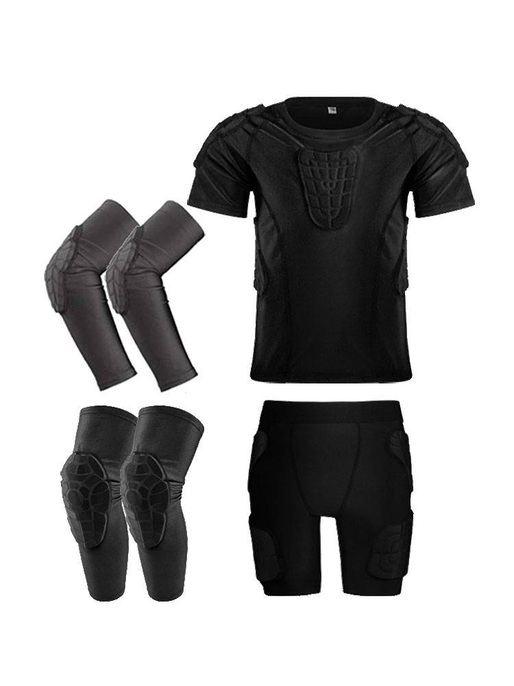 Children's goalkeeper top -top shoulder football football anti -collision protective adolescent basketball armor pants football protection