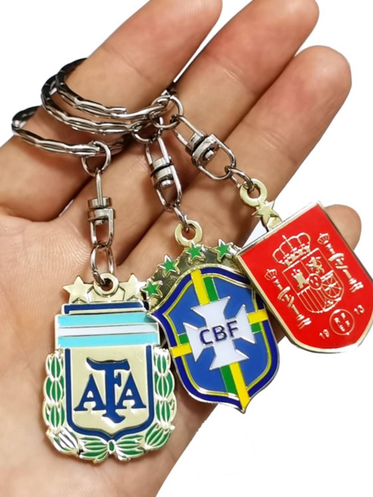 Brazil Germany, Argentine, Italy, Portugal, England, England National Team Football Team Bare Buckle Pendant