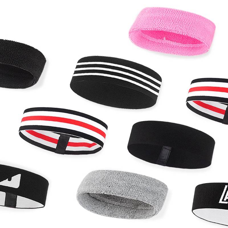 Headband sports hair band of fitness head hood yoga, sweat, headscarf head bandwidth bandwing hair hoop men's basketball running