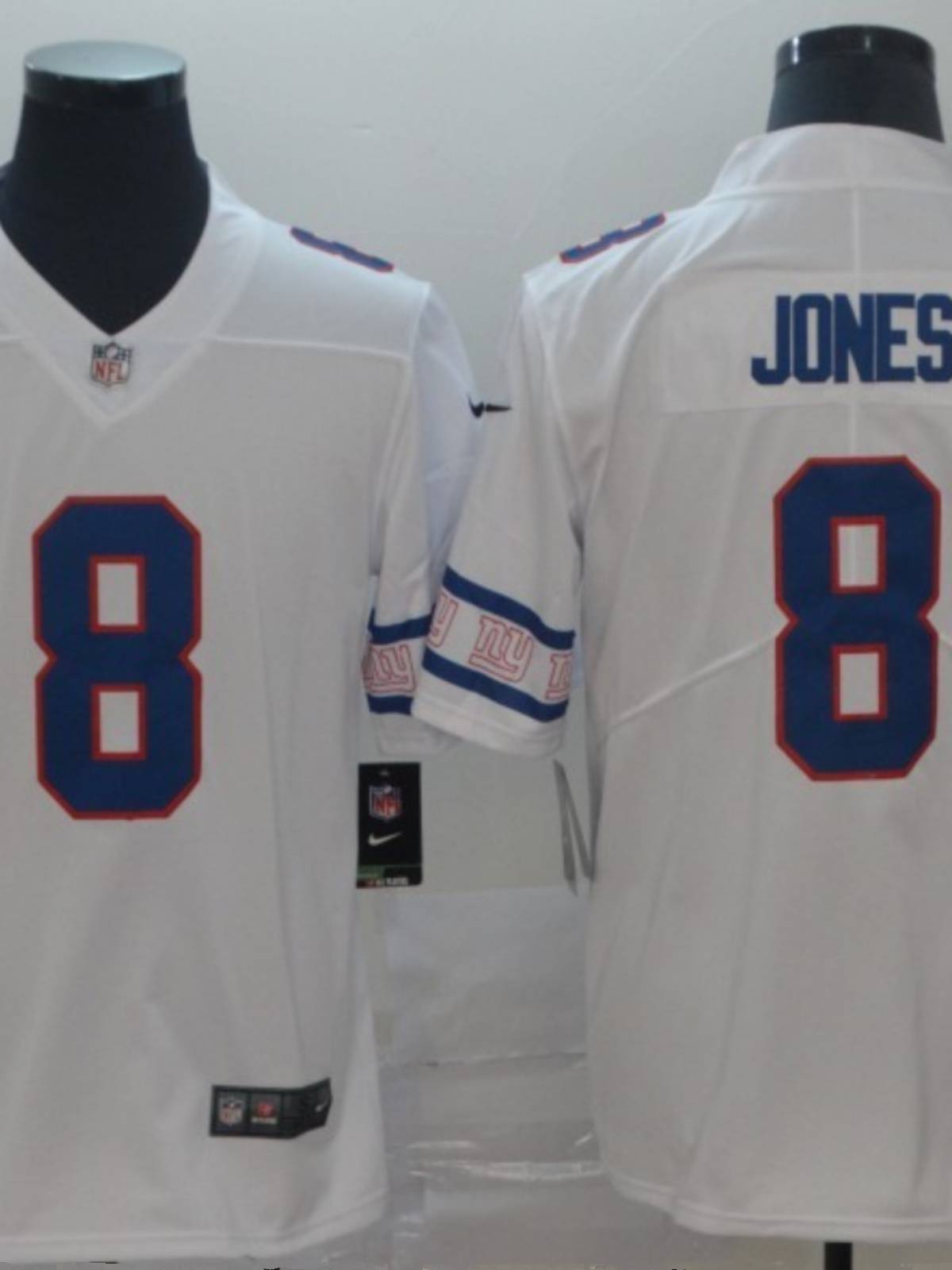 NFL jersey New York Giants 12#26#8 Jones embroidered T -shirt rugby uniform