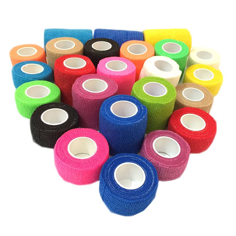 Momentum sticky and elastic football scars and pressure on pet-power bandages for ankles