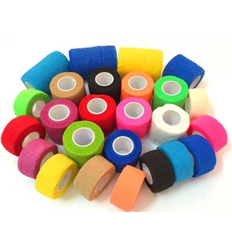 Momentum sticky and elastic football scars and pressure on pet-power bandages for ankles
