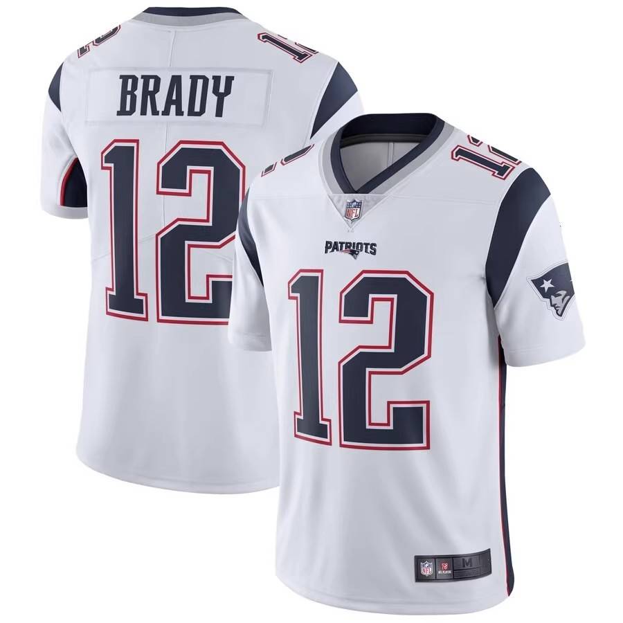 Patriot Patriots Rugby Uniform No. 12 Brady Tom Brady Skill Embroidery Sports Uniform