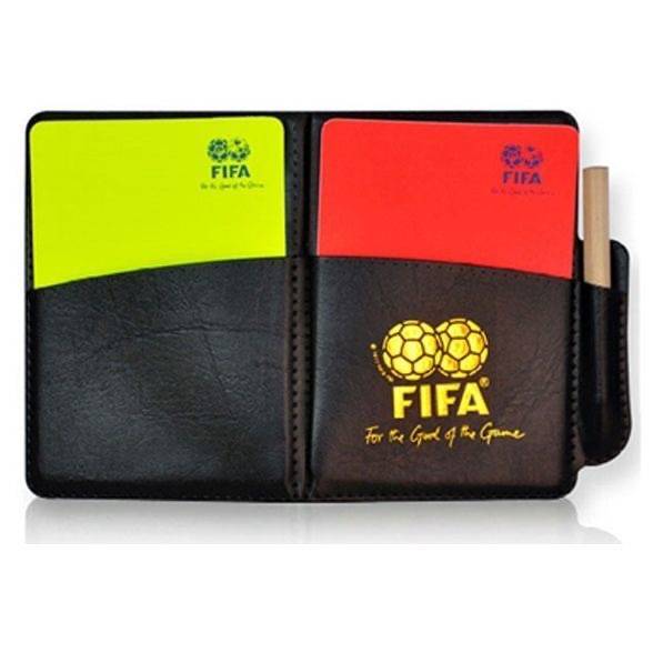 1 red and yellow card