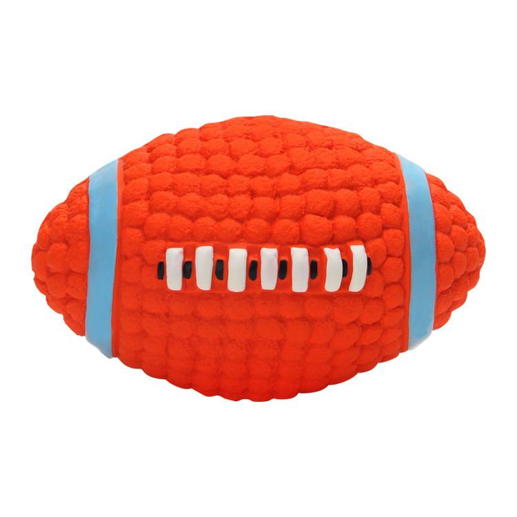Yitte dog toy with bite latex, latex football series grinding teeth hair sound puppy golden retriever pet toy ball