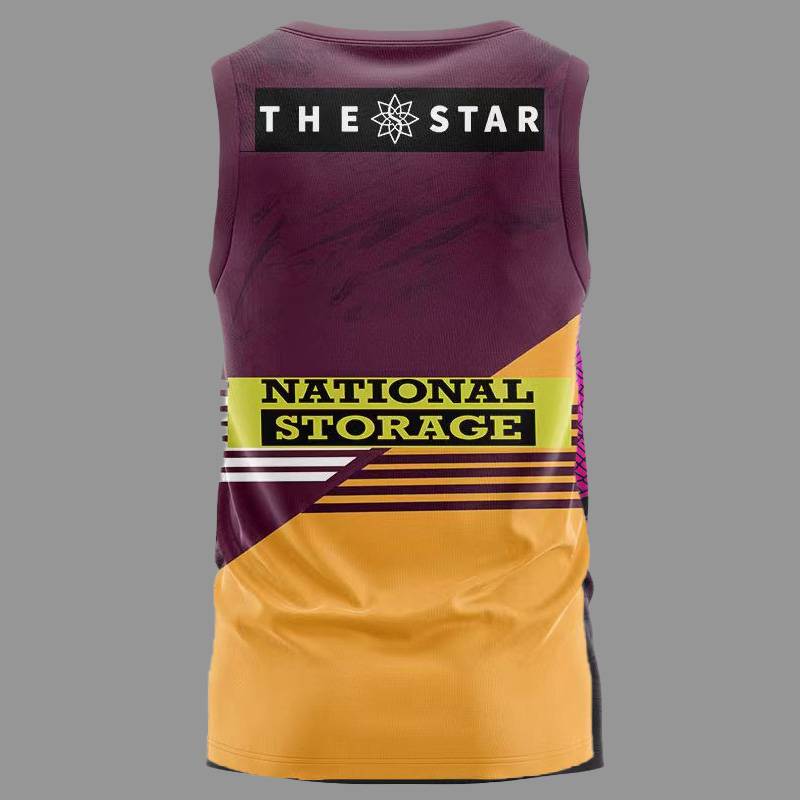 2024 Mars Rabbit Mustang Vest Rugby Dress Leisure Sports Jersey VEST Rugby Jeser