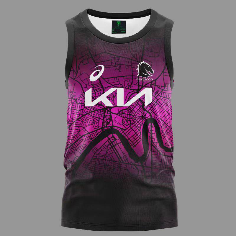 2024 Mars Rabbit Mustang Vest Rugby Dress Leisure Sports Jersey VEST Rugby Jeser