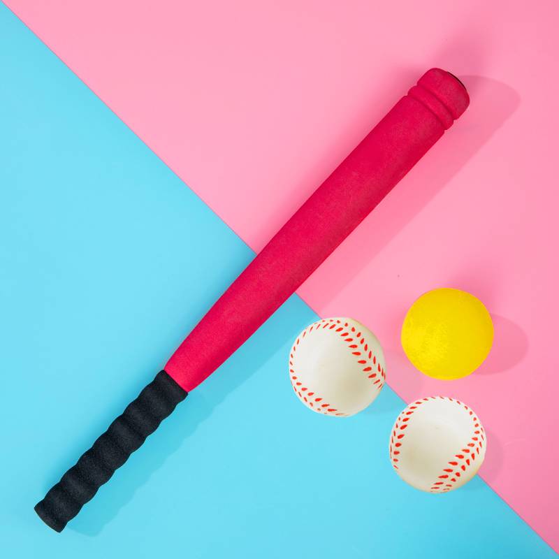 Red (one ball, one stick)+2 software baseball