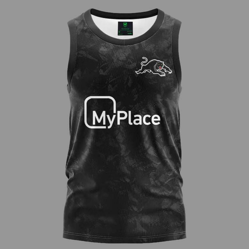 2024 America Leopard Warrior Manfish Veomar Rugby Dress Leisure Sports VEST RUGBY JESER