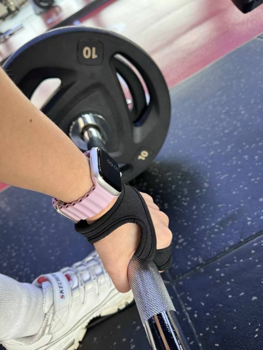 Luln non -slip and breathable iron single -bar men's fitness yoga equipment training riding sports hand palm half finger gloves