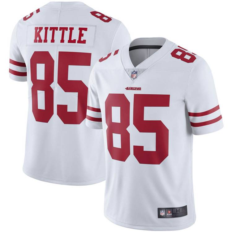 New Embroidery 49 people Kittle #85 Men's short -sleeved BOSA #97 Legendary Rugby Jersey