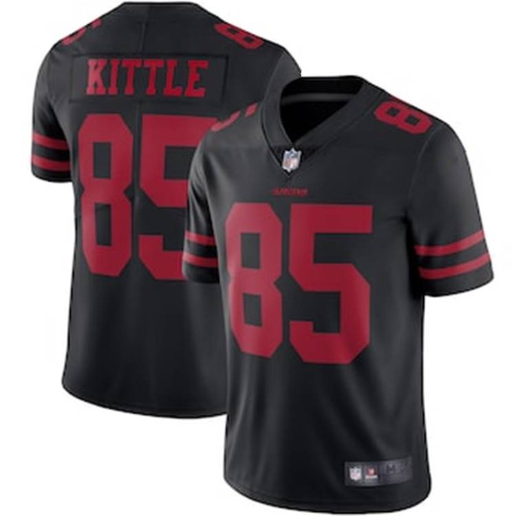 New Embroidery 49 people Kittle #85 Men's short -sleeved BOSA #97 Legendary Rugby Jersey