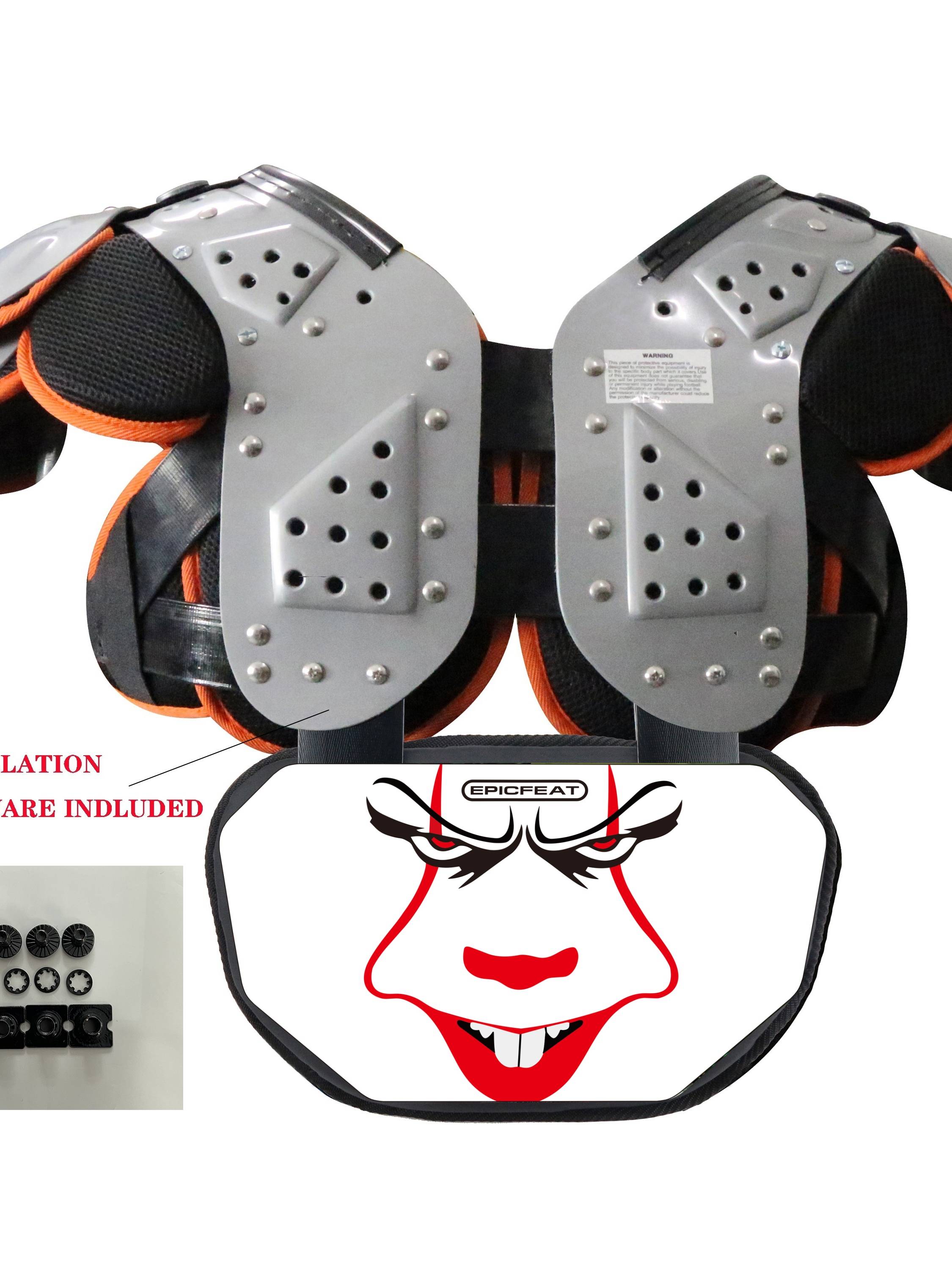 Rugby Backplane Armor accessory Riddell/Battle/Douglas Adult Children's Anti -Backpot Back Plate