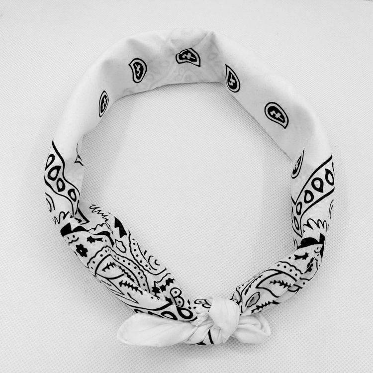Polyester large scarf lumbar flower hiphop headscarf hiphop headscarf hip -hop hair with fashion scarf bib