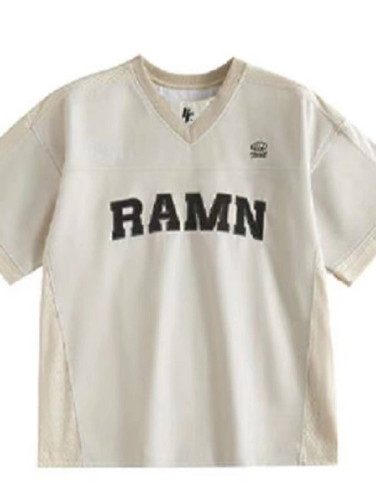 American summer Hong Kong wind short -sleeved T -shirt male retro sports leisure cloth embroidered rugby uniform breathable versatile short sleeve
