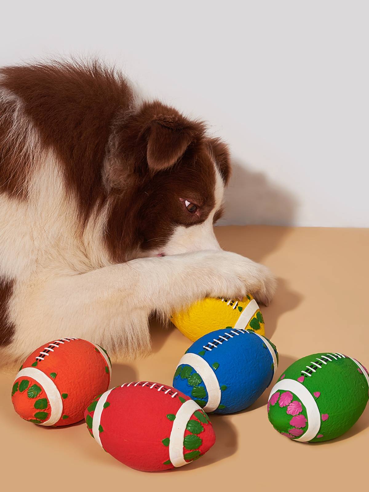 5.8 yuan tail goods are updated from time to time, dogs toy ball vocal pet supplies clean teeth grinding toys