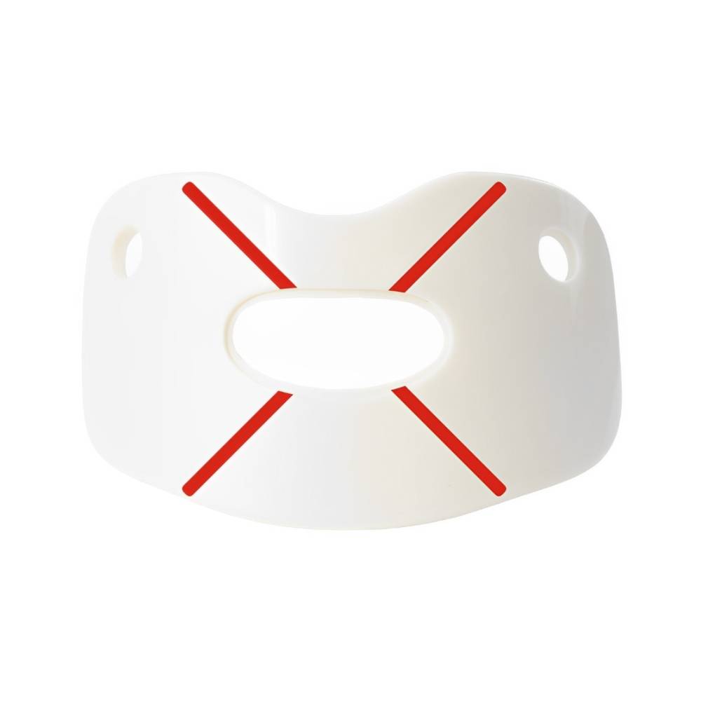 Focus white lip protective adult braces-spot