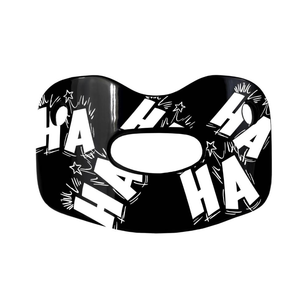 Haha black and white lip adult braces-spot