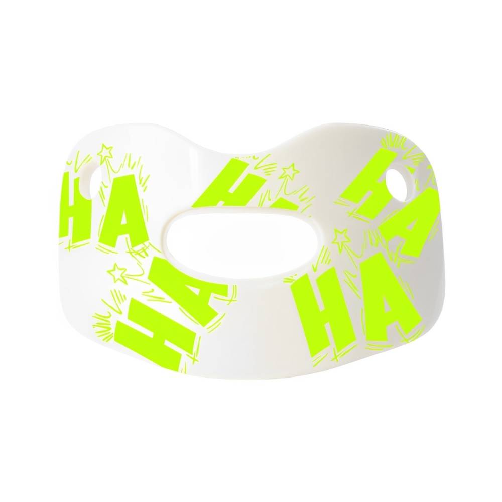 Haha white green lip care adult braces-spot
