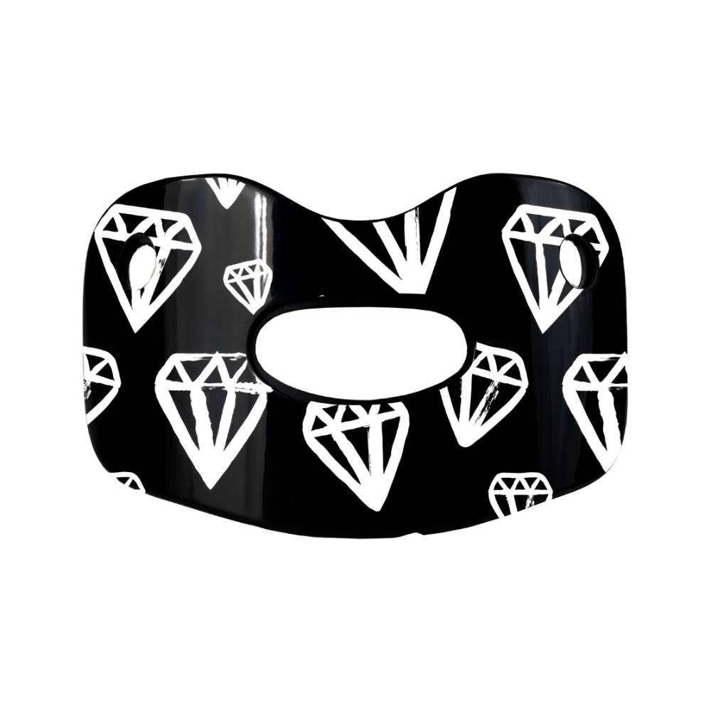 Diamond black lip adult braces-spot