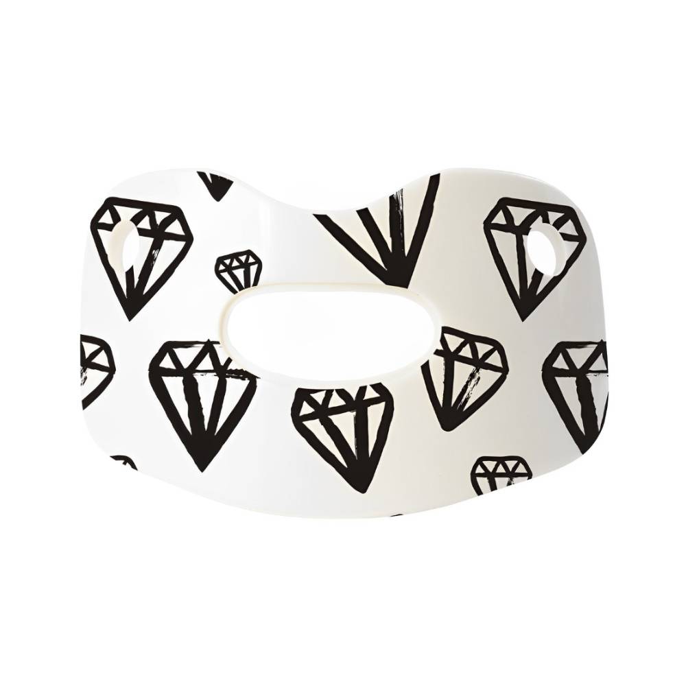 Diamond white lip adult braces-spot