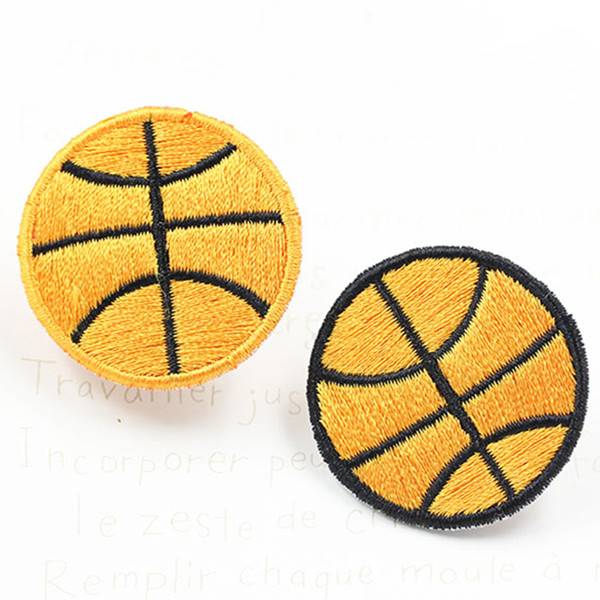 Basketball football volleyball rugby ball Spring Games sweater decorative sticker flower embroidery badge