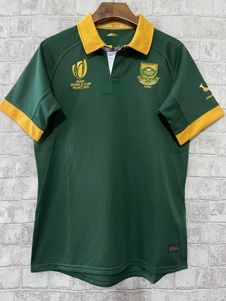 2023 England Irish Wales South Africa Argentine short -sleeved olive jersey