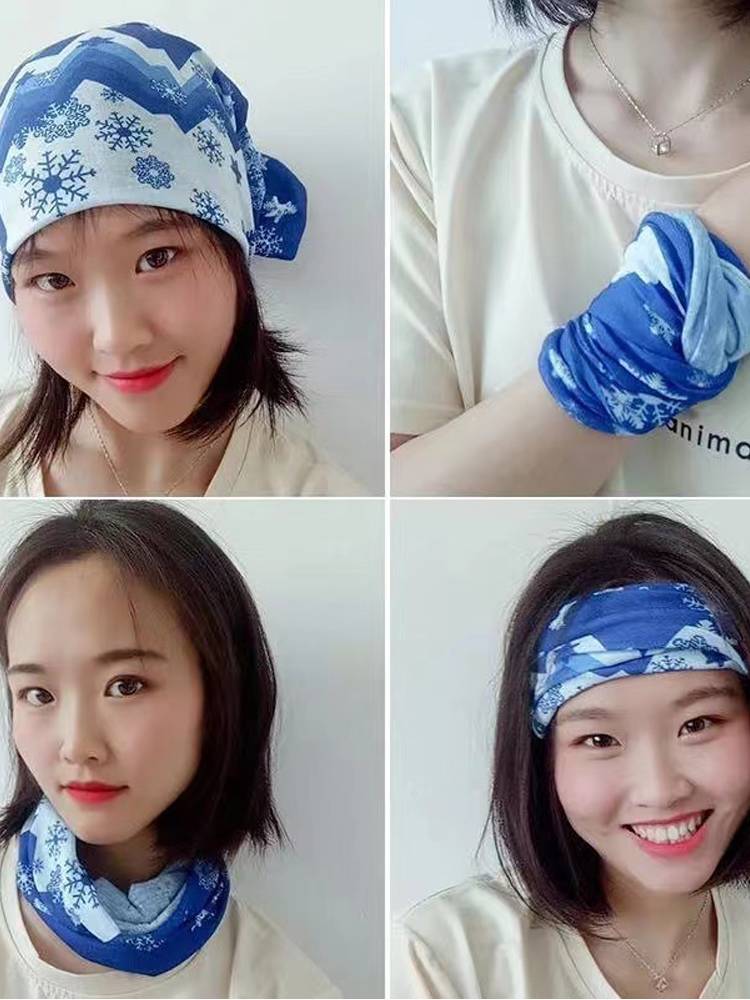 Holder Male Magic Head Scarf sunscreen mask, wind and dust ride, a variety of female summer outdoor thin neck jacket multi -function