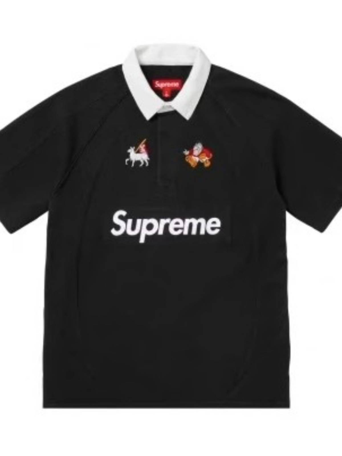 Purchase Supreme Week3POLO collar embroidery short -sleeved rugby POLO shirt trend men and women