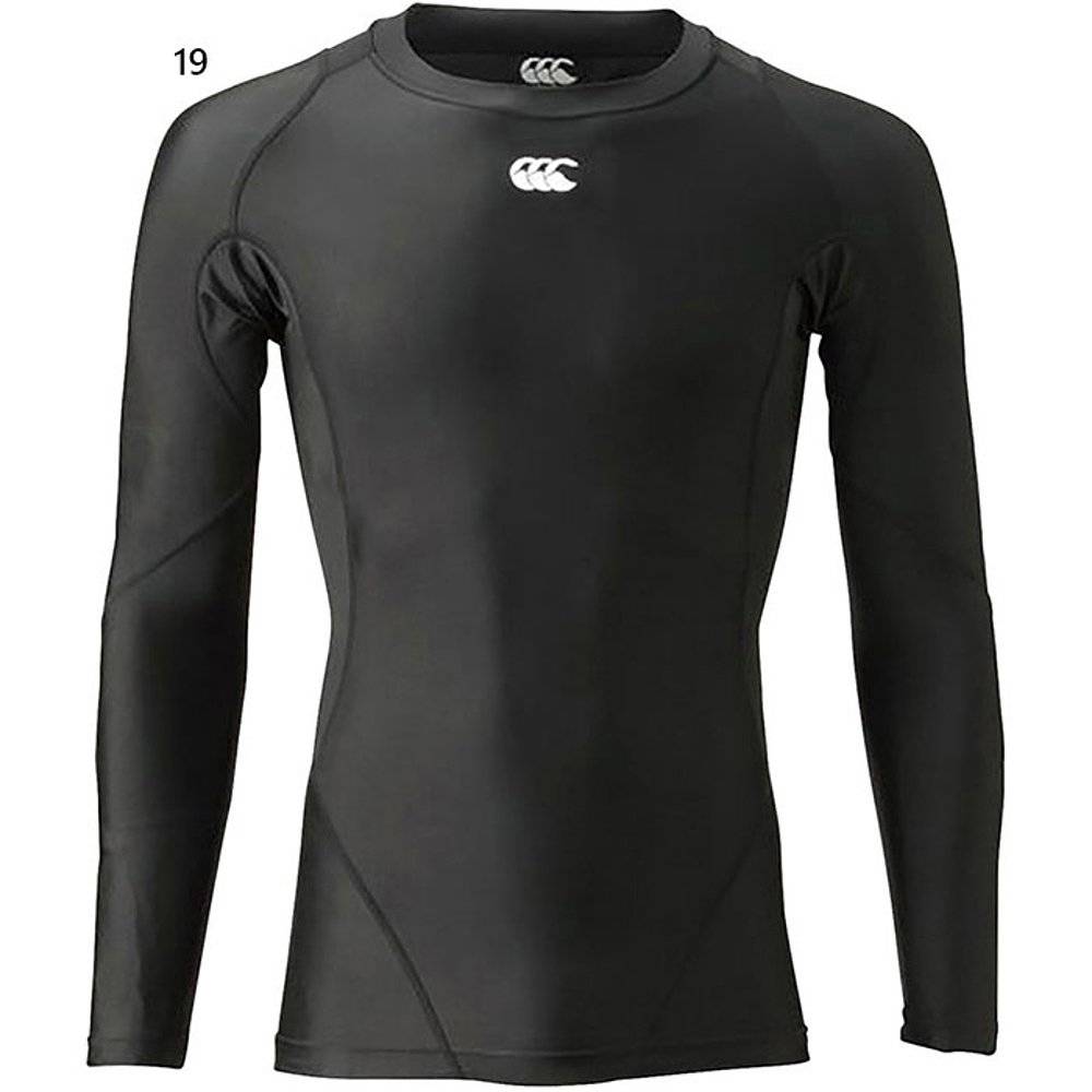 Japan Straight Mail Credan Men's long -sleeved bottoming underwear sports internal rugby uniform top long -sleeved training black