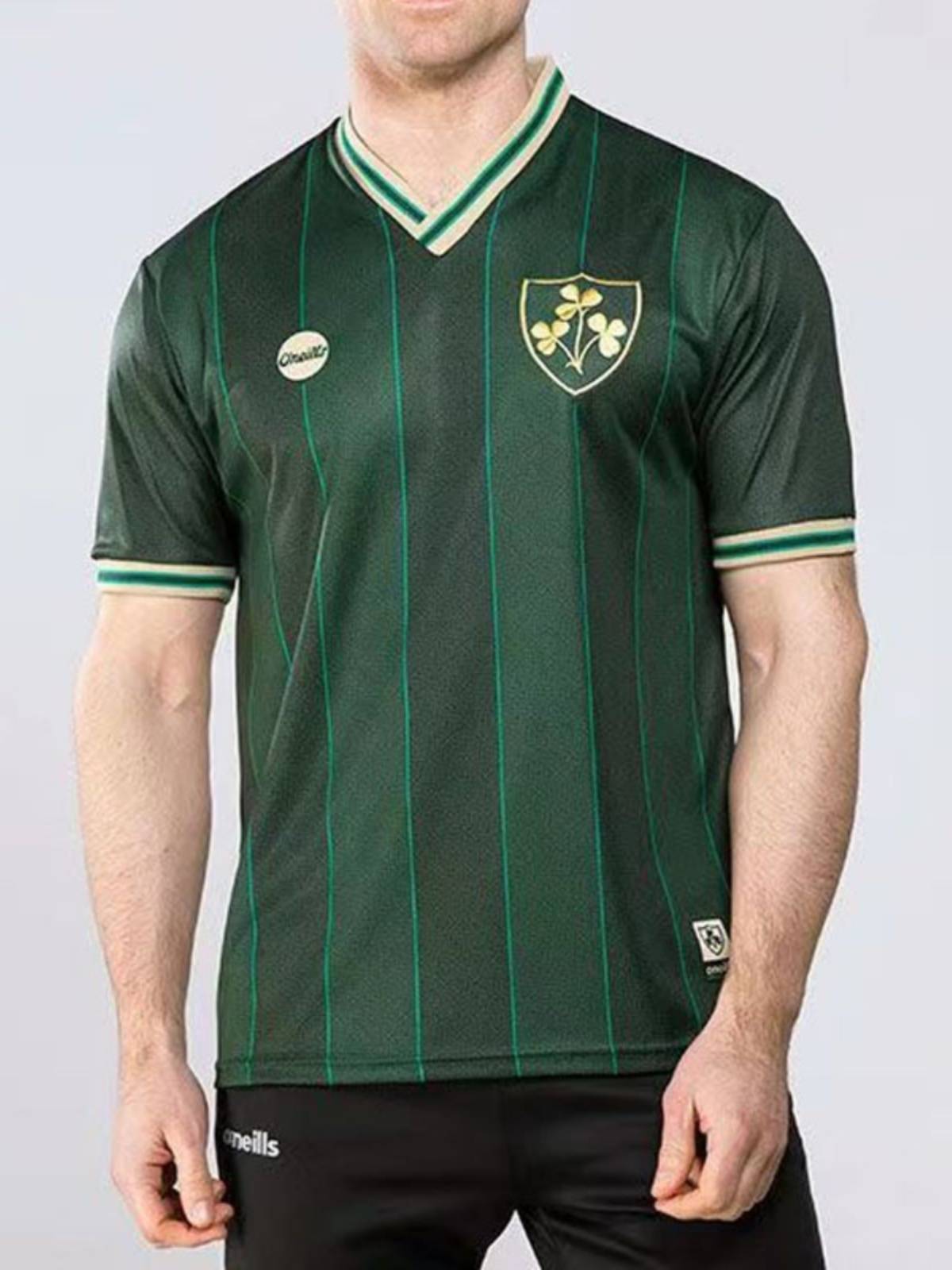 Irish retro main away training suit, rugby uniform breathable speed dry short -sleeved jersey Rugby Jersey