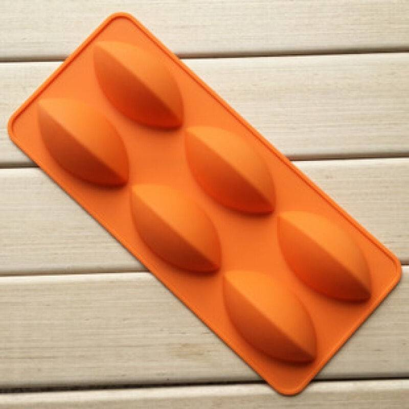 Ice cream rugby mold Creative dishes Cold dishes with dishes with dishes 6 consecutive consecutive*large number