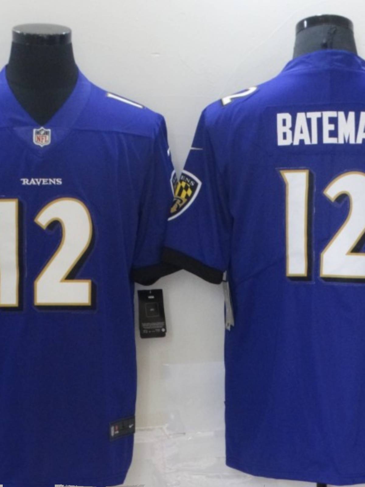 Baltimor Ravens8#Lamar Jackson embroidery uniforms