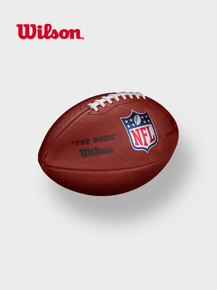 Wilson Wilsheng NFL official use of cowhide material Material American football waist flag No. 9 adult ball