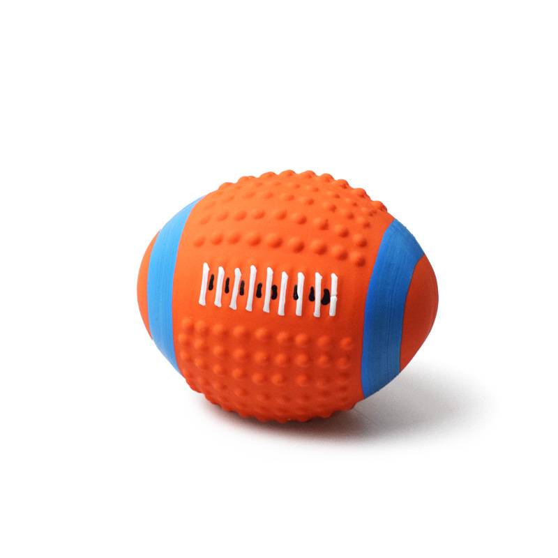 Dog toy vocal toy ball football rugby grinding grinding molars Teddy gold hair pet supplies